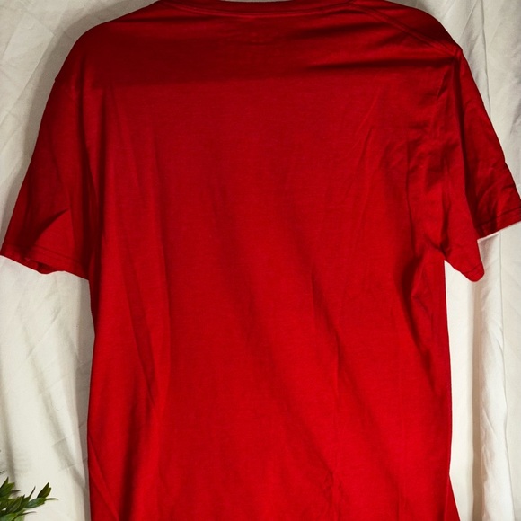 Oliver & Otis Chip Dip pin & Margarita Sip-pin Graphic Tee Red Short Sleeve - Picture 2 of 5